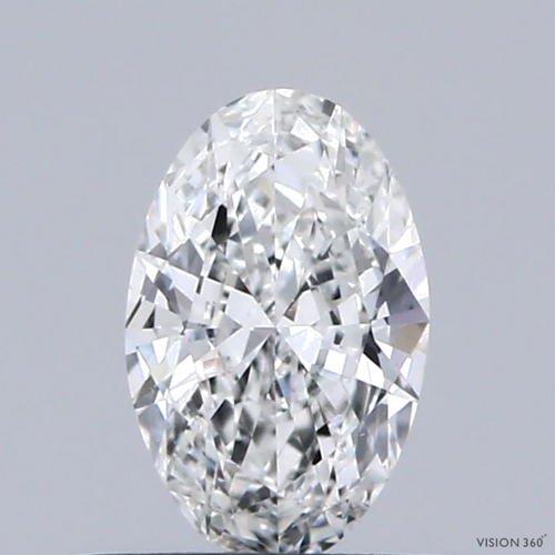 0.5 carat F-SI1 Natūralus Oval Deimantas (1)