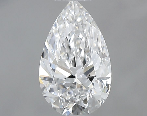 0.58 carat E-VVS2 Natūralus Pear Deimantas (1)