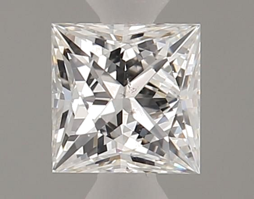 0.34 carat F-SI2 Natūralus Princess Deimantas (1)