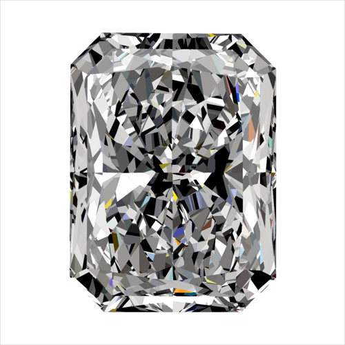 0.35 carat G-SI1 Natūralus Radiant Deimantas (1)