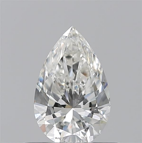 0.5 carat H-VS1 Natūralus Pear Deimantas (1)