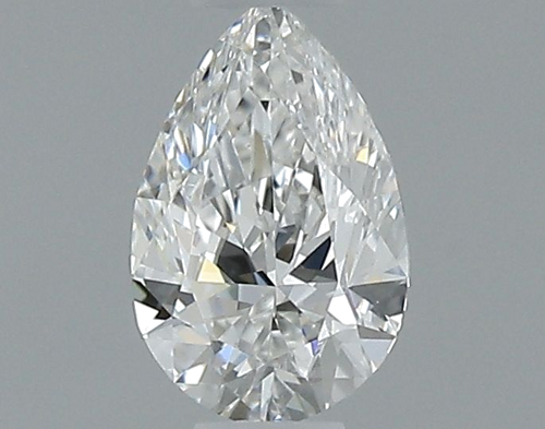0.4 carat F-VS2 Natūralus Pear Deimantas (1)