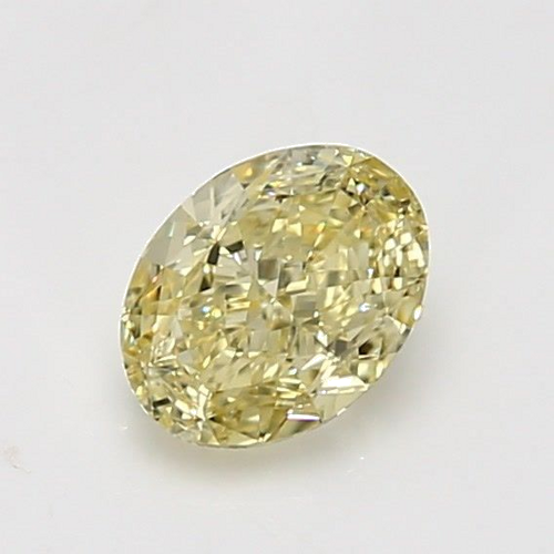 1.01 carat Fancy Yellow-VS1 Natūralus Oval Deimantas (1)
