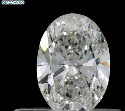 0.39 carat F-SI1 Natūralus Oval Deimantas (1)