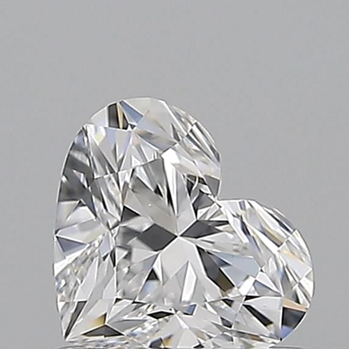 0.7 carat D-VS2 Natūralus Heart Deimantas (1)