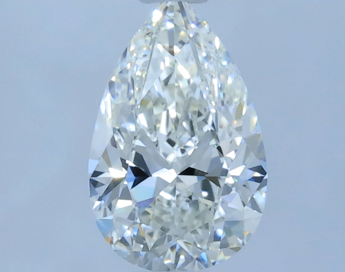 0.5 carat I-VVS1 Natūralus Pear Deimantas (1)