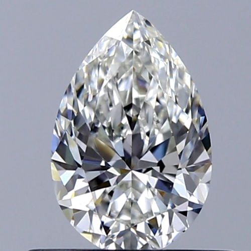 0.52 carat G-VS1 Natūralus Pear Deimantas (1)