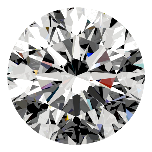 0.4 carat D-VVS2 Excellent cut Natūralus Round Deimantas (1)