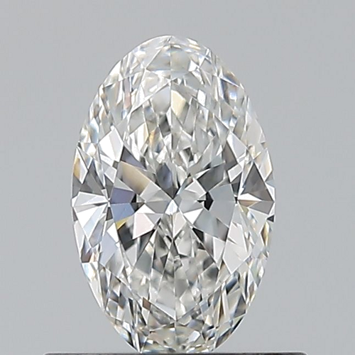 0.54 carat F-VVS1 Natūralus Oval Deimantas (1)
