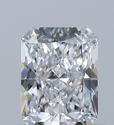 0.54 carat D-VVS2 Natūralus Radiant Deimantas (1)