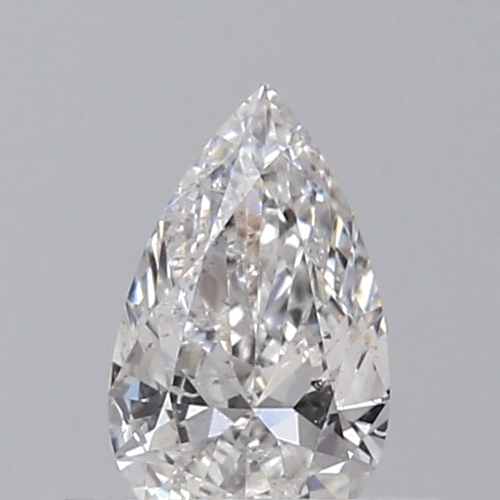 0.3 carat E-SI1 Natūralus Pear Deimantas (1)