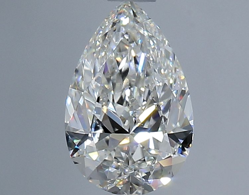 0.9 carat G-SI1 Natūralus Pear Deimantas (1)