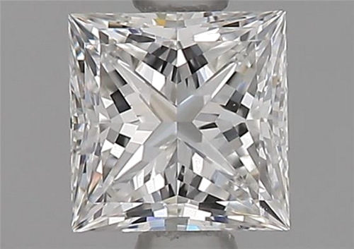 0.61 carat F-VVS1 Natūralus Princess Deimantas (1)