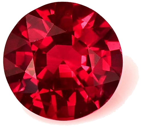 0.67 carat RED Round Rubinas (1)