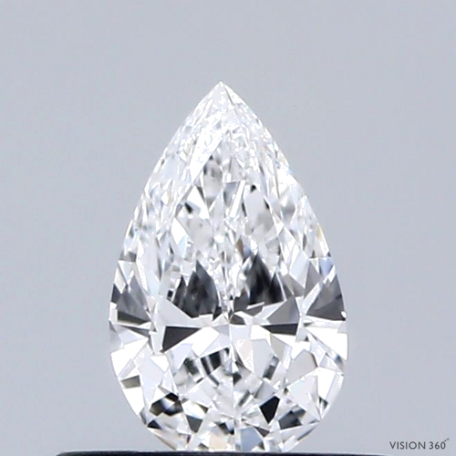 0.35 carat E-VS2 Natūralus Pear Deimantas (1)