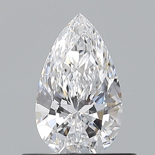 0.5 carat D-VVS2 Natūralus Pear Deimantas (1)