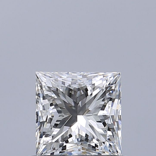 0.59 carat E-VVS1 Natūralus Princess Deimantas (1)