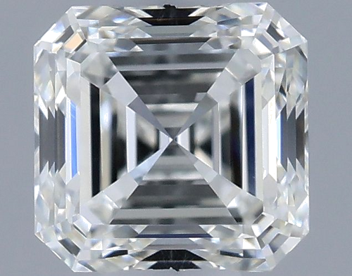 0.51 carat H-VVS1 Natūralus Asscher Deimantas (1)