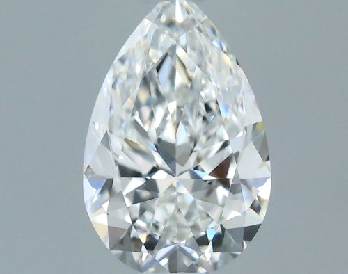 0.5 carat F-VS1 Natūralus Pear Deimantas (1)