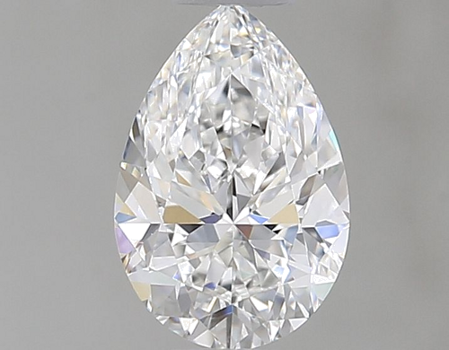 0.5 carat E-VVS2 Natūralus Pear Deimantas (1)