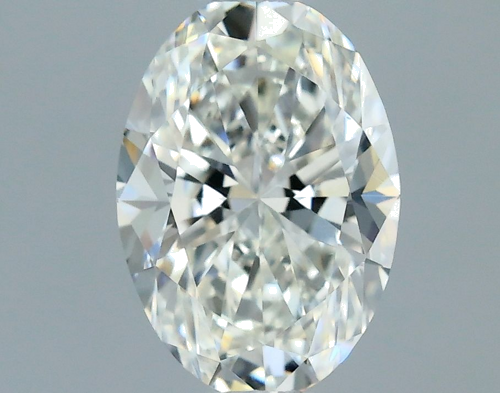 0.5 carat I-VS1 Natūralus Oval Deimantas (1)