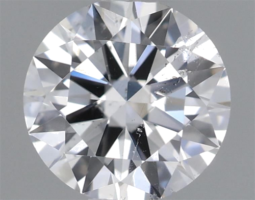 0.5 carat F-SI2 Excellent cut Natūralus Round Deimantas (1)