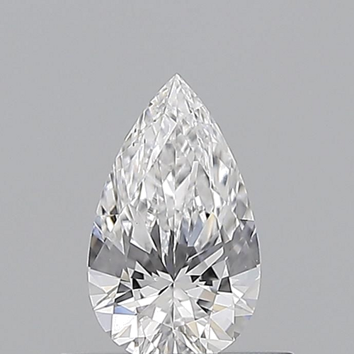 0.5 carat D-VS1 Natūralus Pear Deimantas (1)