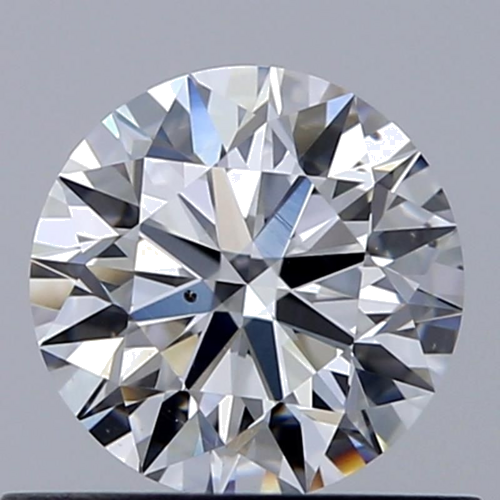 0.55 carat F-SI1 Excellent cut Natūralus Round Deimantas (1)