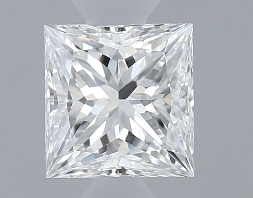 0.3 carat D-VVS2 Natūralus Princess Deimantas (1)