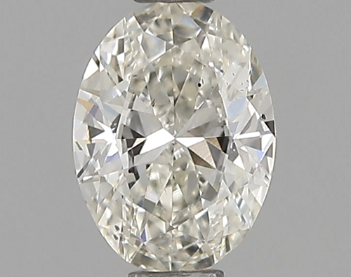 0.45 carat H-SI1 Natūralus Oval Deimantas (1)