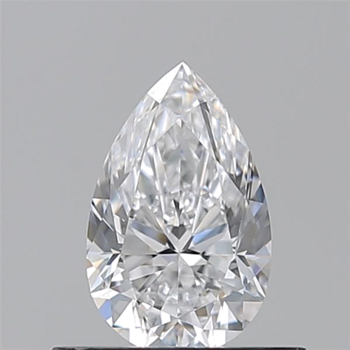 0.5 carat D-VVS2 Natūralus Pear Deimantas (1)