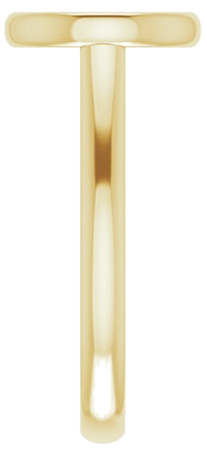 Sužadėtuvių Žiedas „Bezel-Set Solitaire“ 14k yellow gold Round 9mm (4)