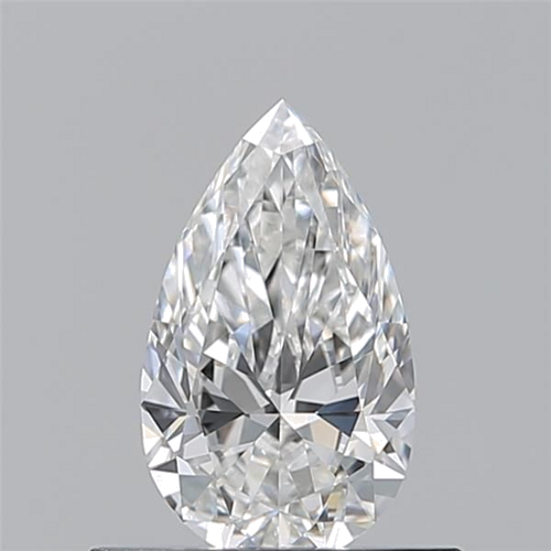 0.51 carat F-VS1 Natūralus Pear Deimantas (1)