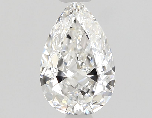 0.5 carat E-VVS2 Natūralus Pear Deimantas (1)