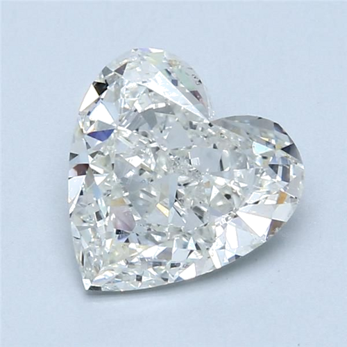 2.33 carat I-SI1 Natūralus Heart Deimantas (1)