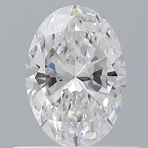 0.5 carat D-VS2 Natūralus Oval Deimantas (1)