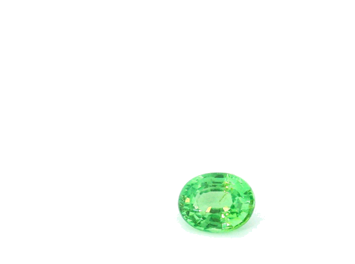 0.37 carat GREEN Oval Garnet (1)