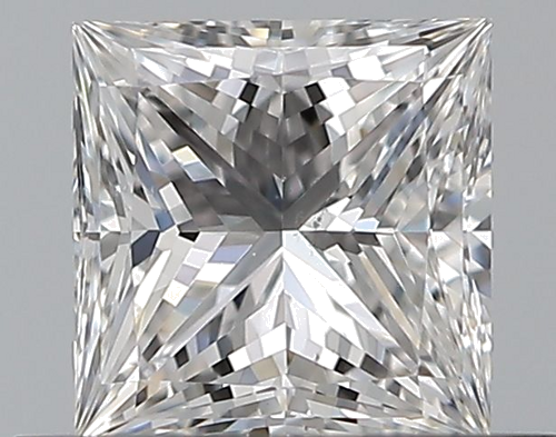 0.52 carat D-VS2 Natūralus Princess Deimantas (1)