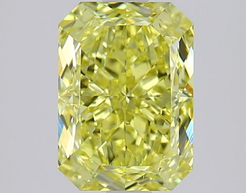2.0 carat Fancy Intense Yellow-VS2 Natūralus Radiant Deimantas (1)