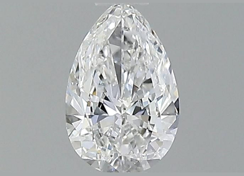 0.52 carat E-VVS1 Natūralus Pear Deimantas (1)