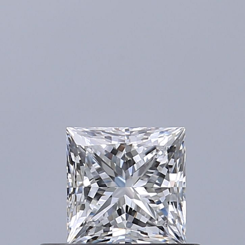 0.5 carat D-VVS2 Natūralus Princess Deimantas (1)