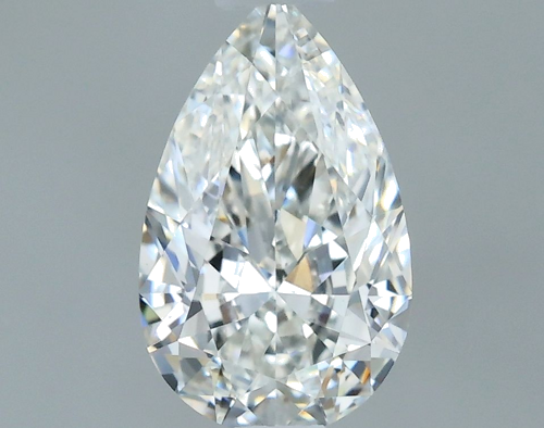 0.5 carat G-VS2 Natūralus Pear Deimantas (1)