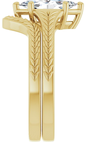 Sužadėtuvių Žiedas „Solitaire“ 10k yellow gold Marquise 10mm x 5mm (9)