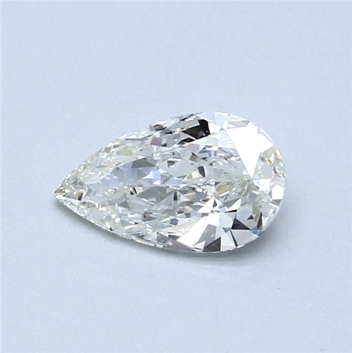 1.04 carat H-SI1 Natūralus Pear Deimantas (1)