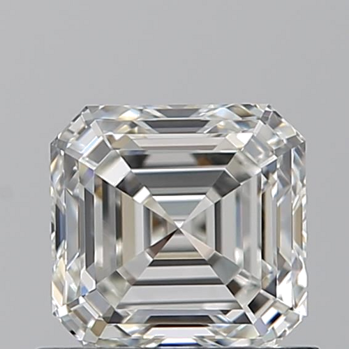 0.91 carat I-VVS1 Natūralus Asscher Deimantas (1)
