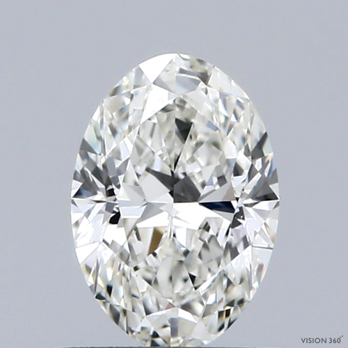 0.72 carat J-VS1 Natūralus Oval Deimantas (1)
