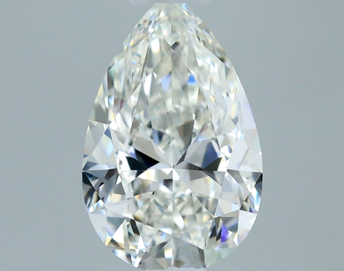 0.38 carat H-VVS1 Natūralus Pear Deimantas (1)
