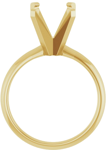 Sužadėtuvių Žiedas „Solitaire“ 14k yellow gold Oval 11mm x 9mm (2)