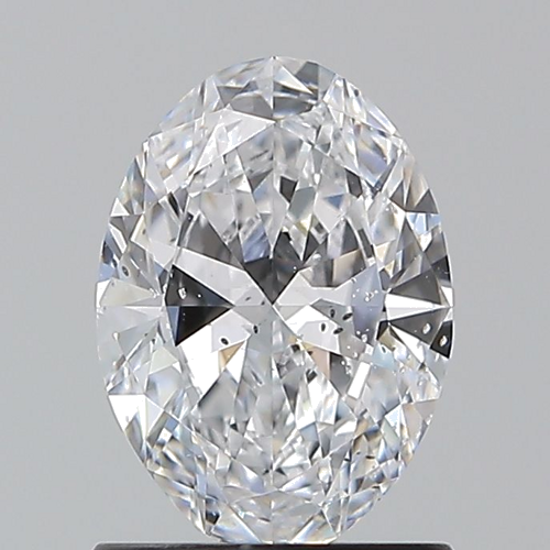 1.01 carat D-SI2 Natūralus Oval Deimantas (1)
