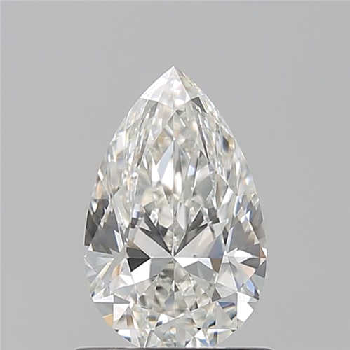 0.9 carat H-VVS2 Natūralus Pear Deimantas (1)